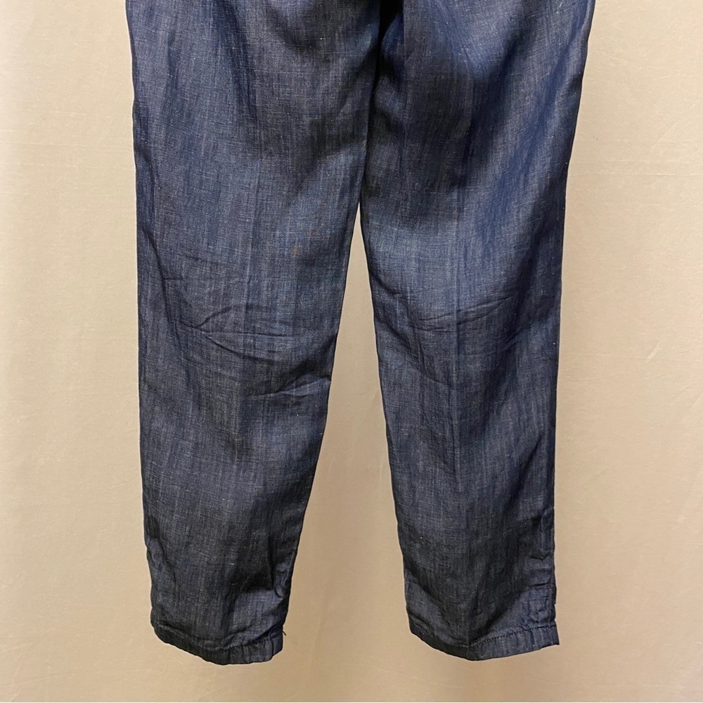 Ann Taylor Size 4 Lyocell / Linen Blend Pants Chambray Blue Womens Mid Rise - Picture 8 of 15
